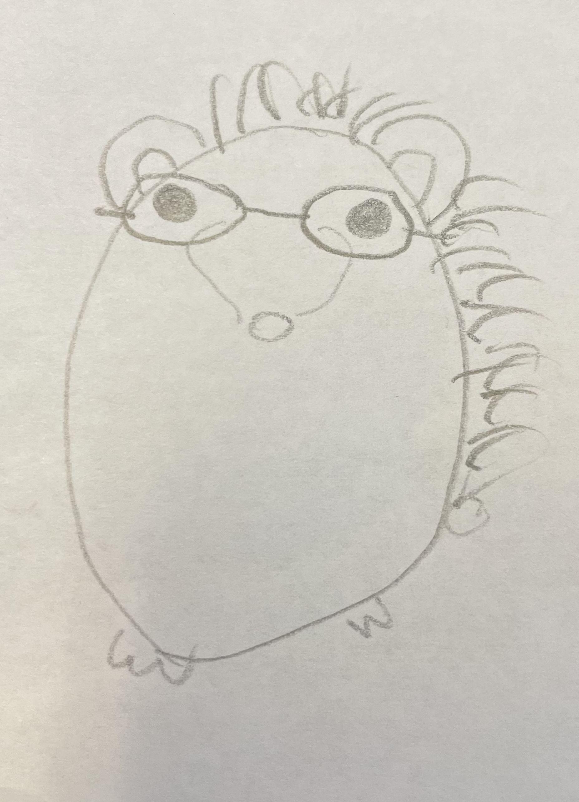If everything worked, this is a picture of a hedgehog
