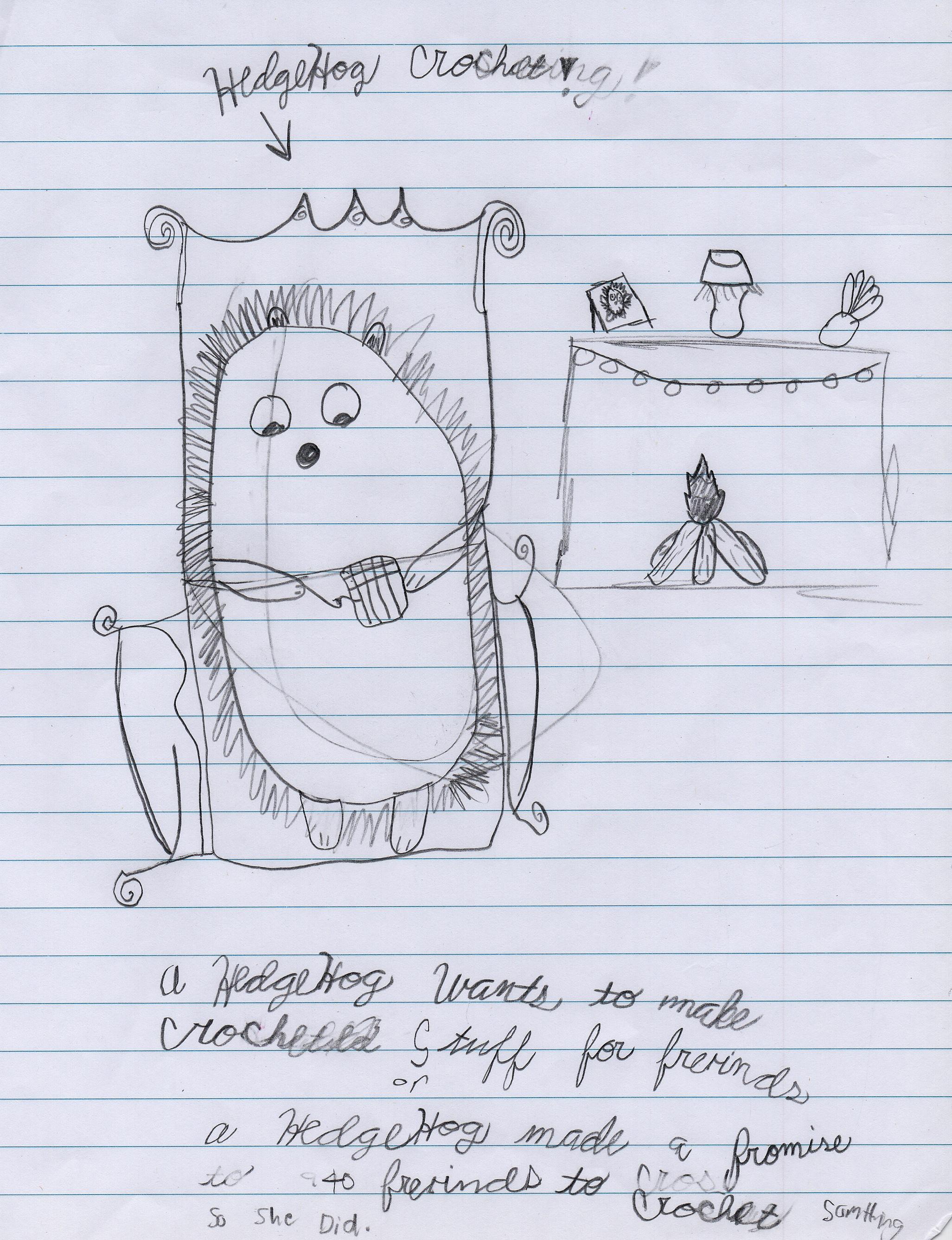 If everything worked, this is a picture of a hedgehog