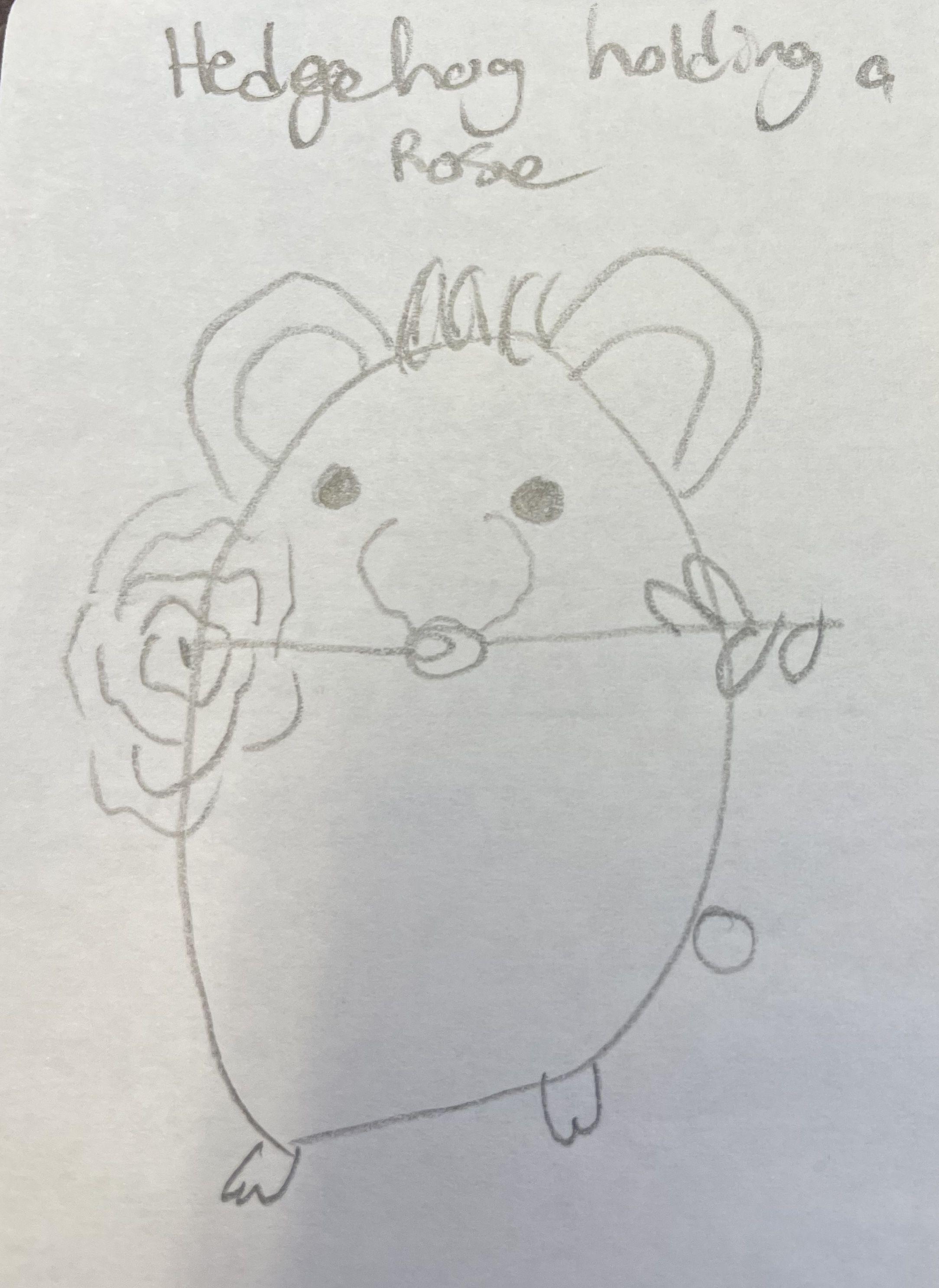 If everything worked, this is a picture of a hedgehog