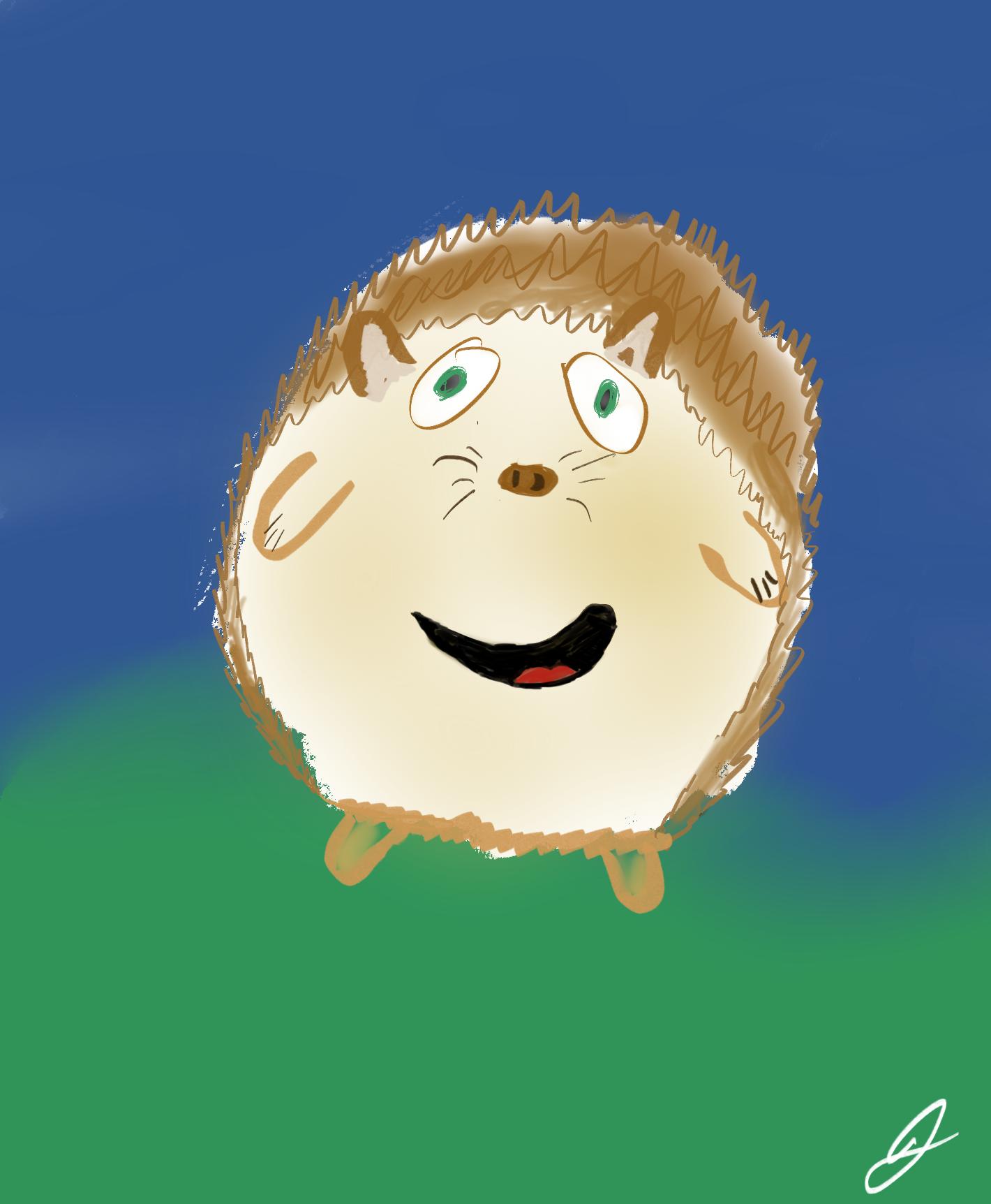 If everything worked, this is a picture of a hedgehog