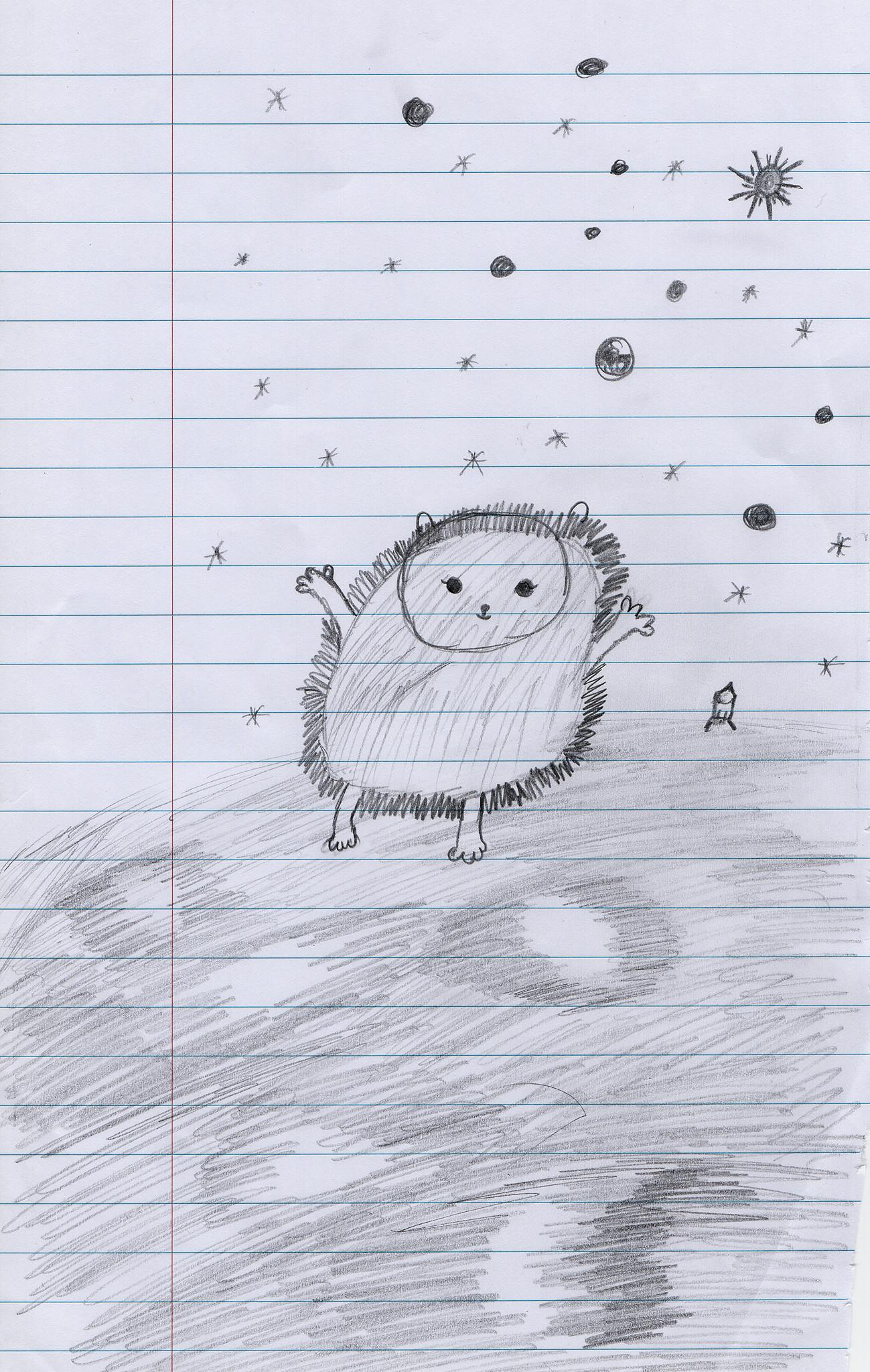If everything worked, this is a picture of a hedgehog