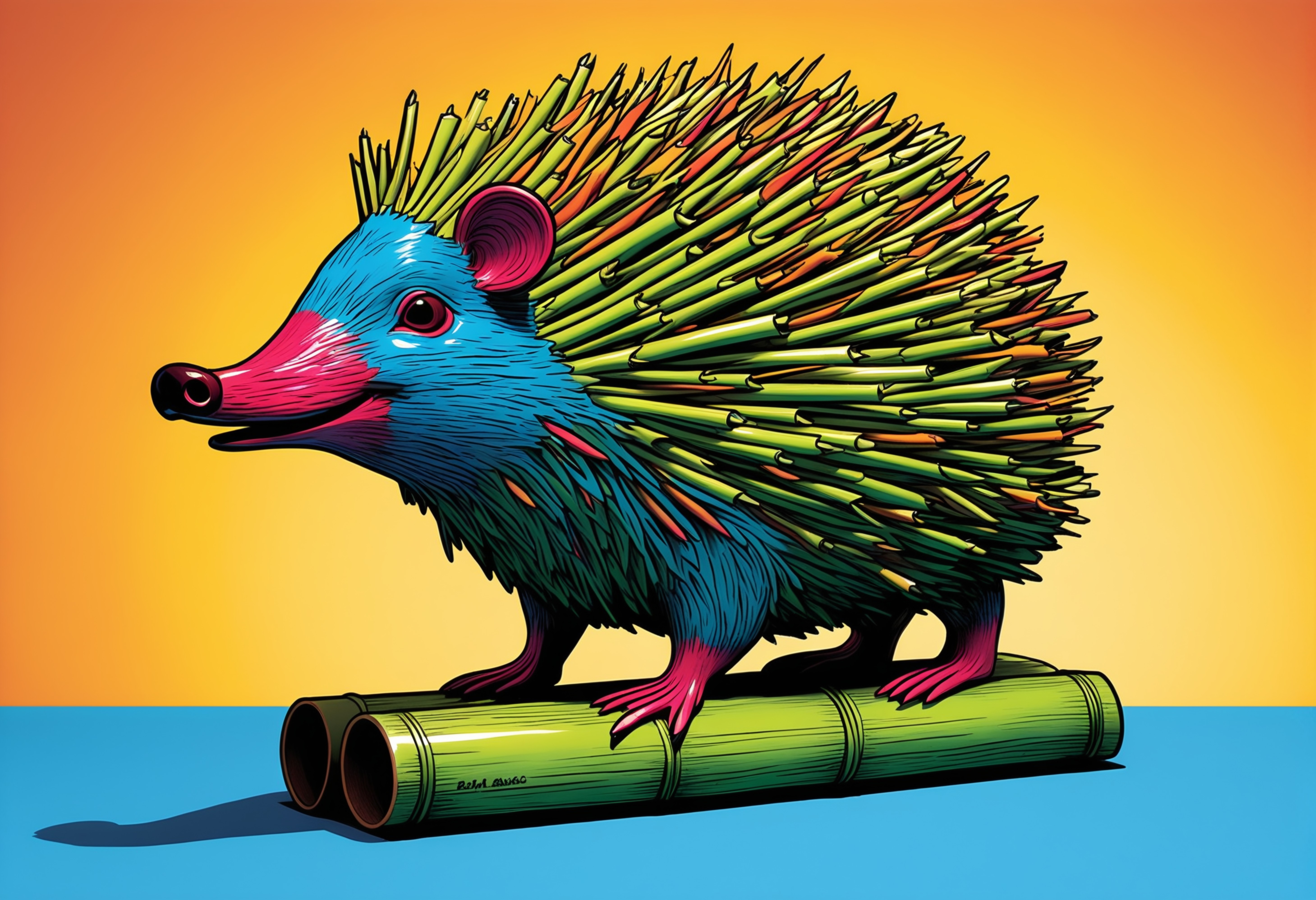 If everything worked, this is a picture of a hedgehog