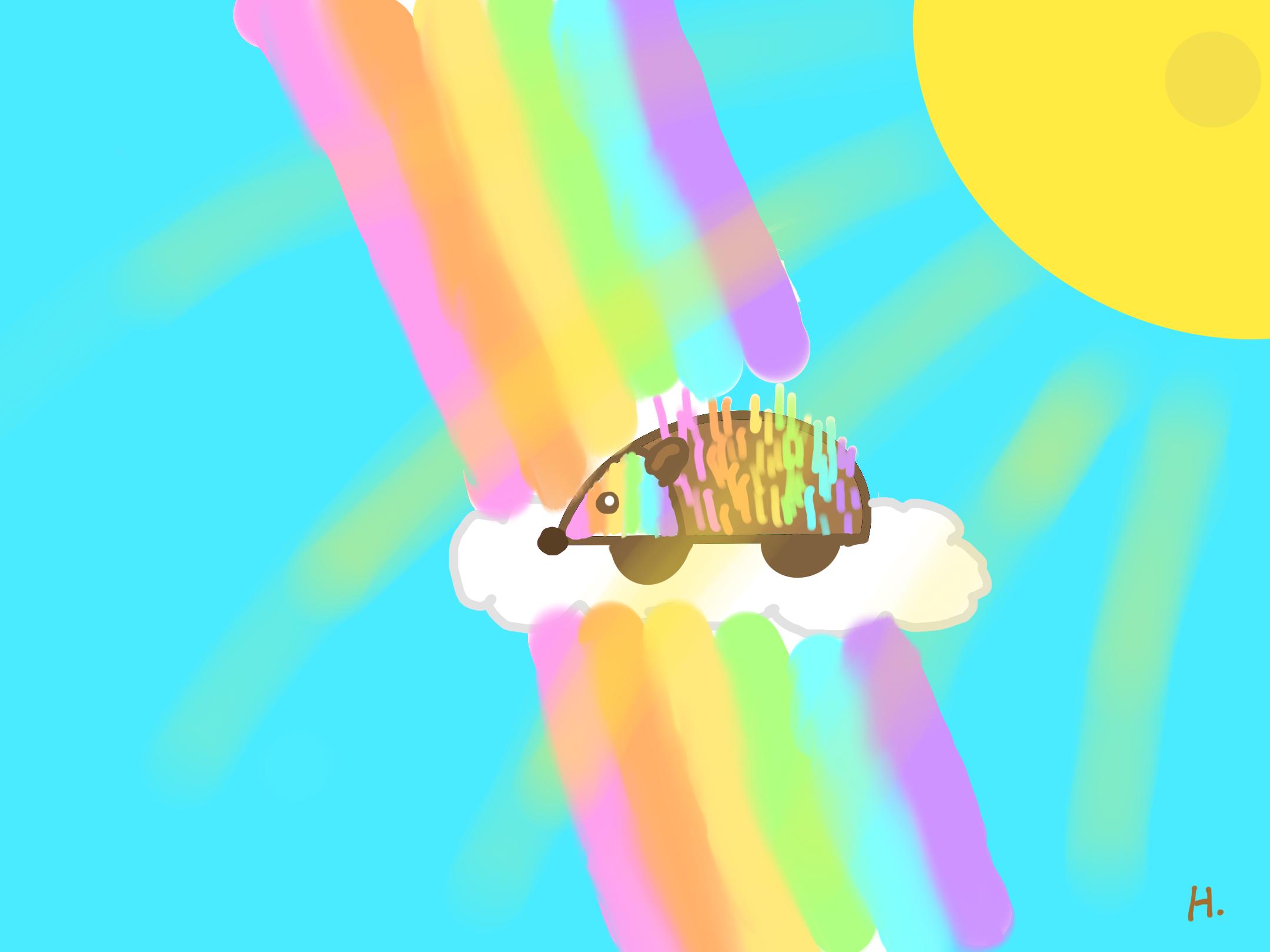 If everything worked, this is a picture of a hedgehog