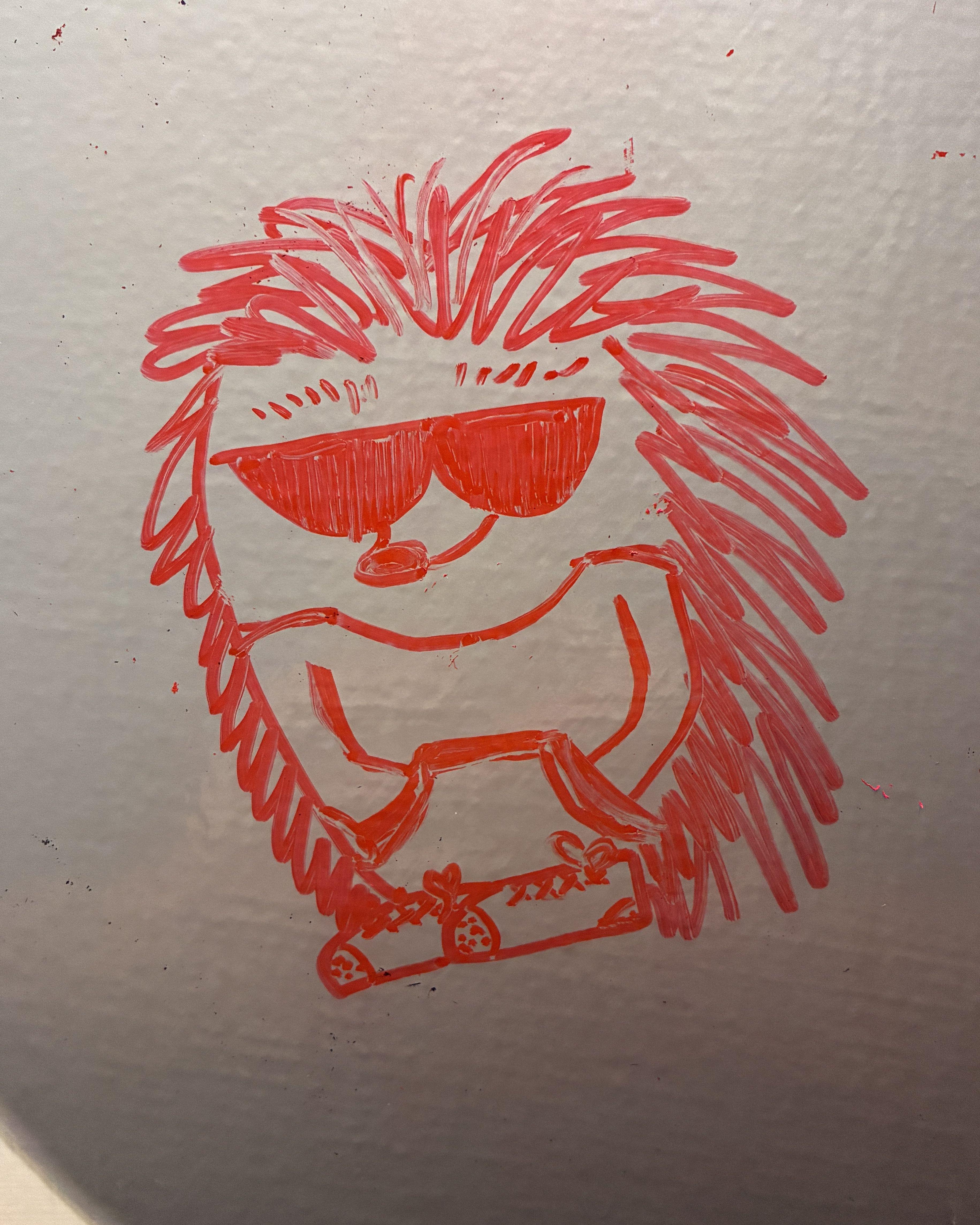 If everything worked, this is a picture of a hedgehog