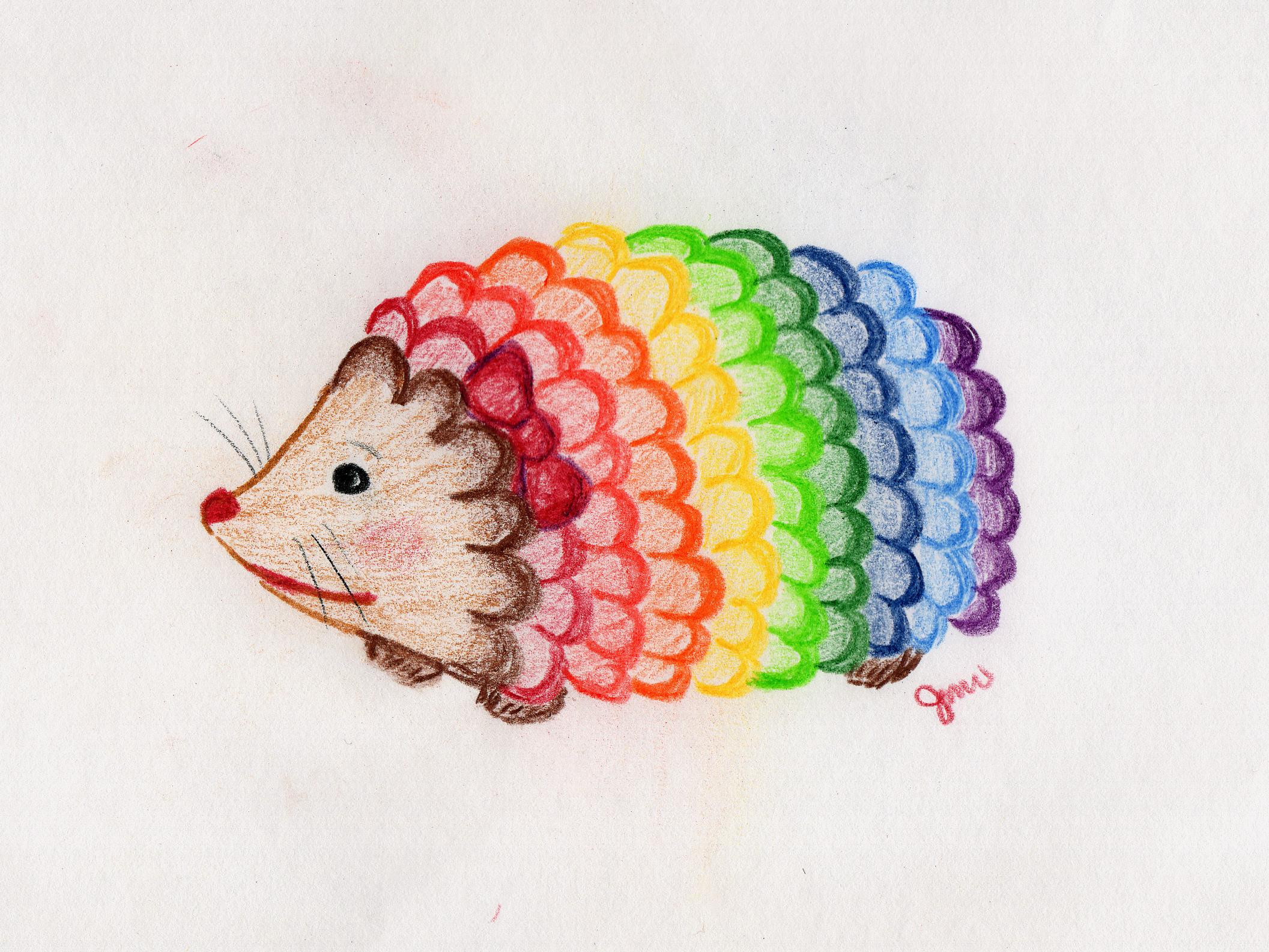If everything worked, this is a picture of a hedgehog