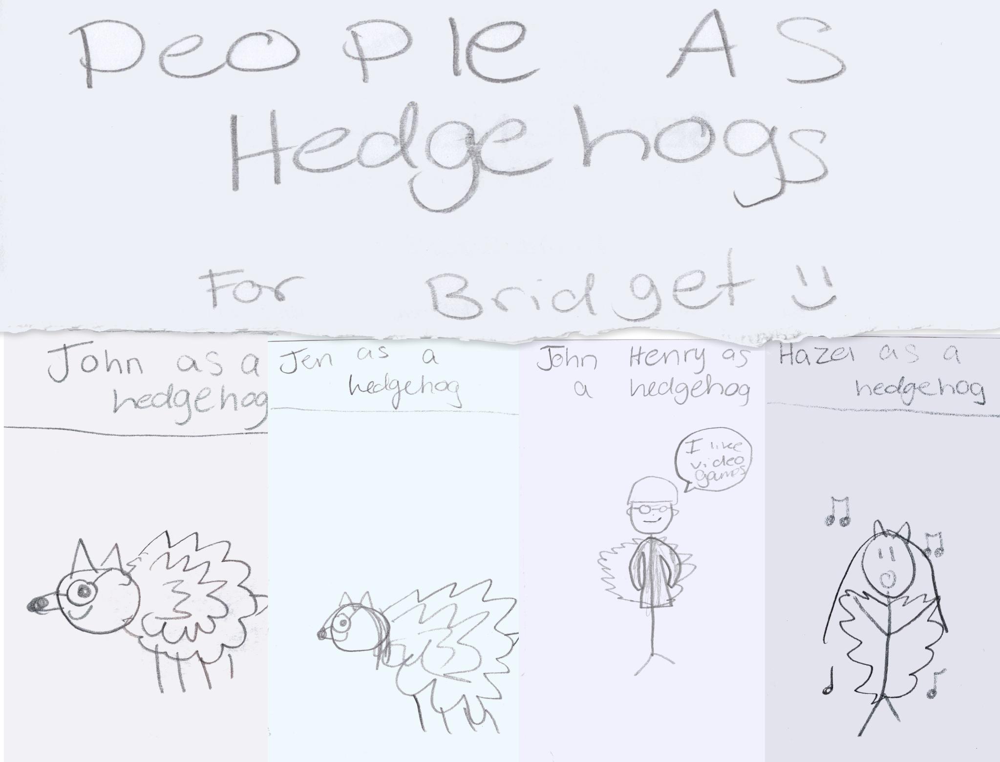 If everything worked, this is a picture of a hedgehog