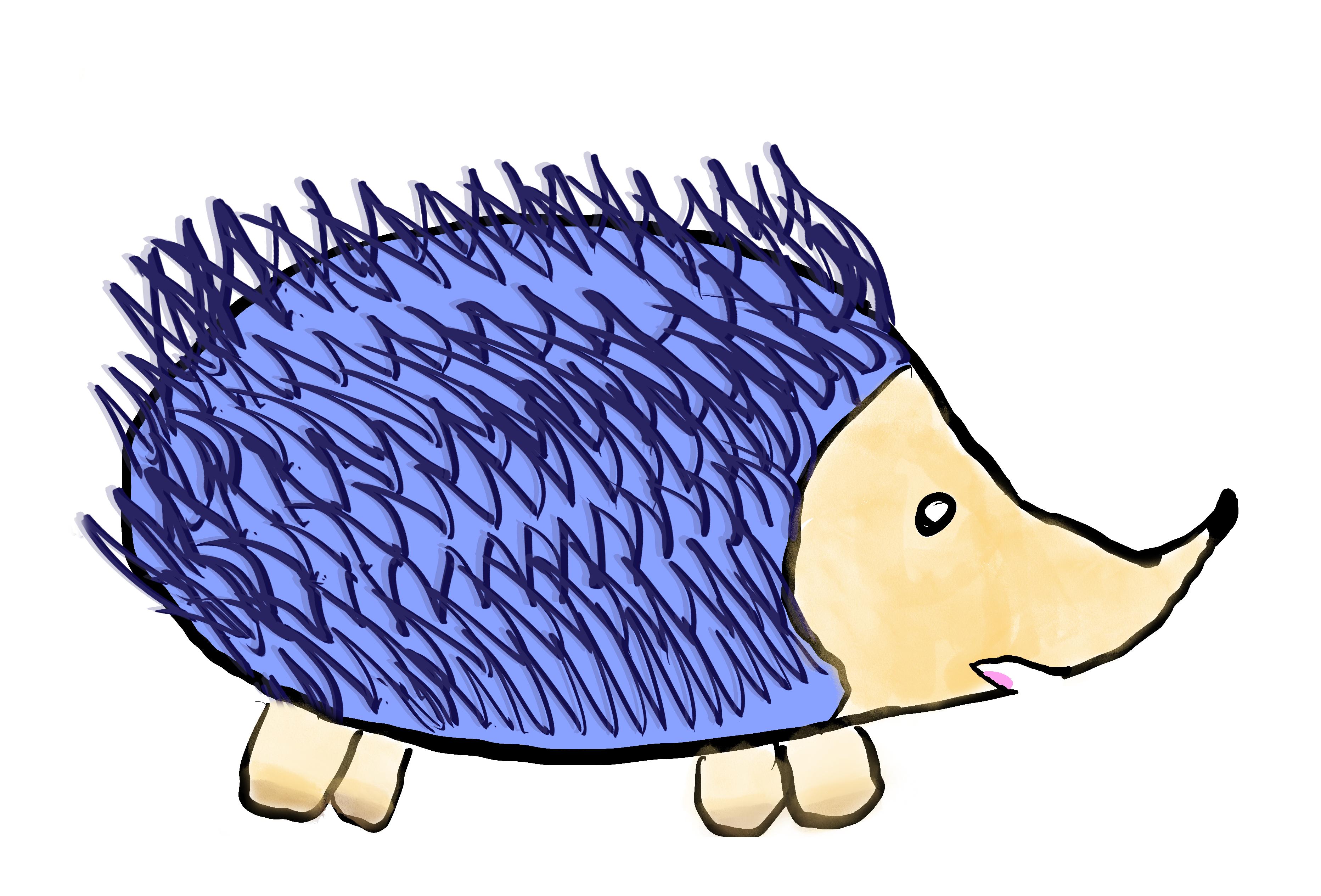 If everything worked, this is a picture of a hedgehog