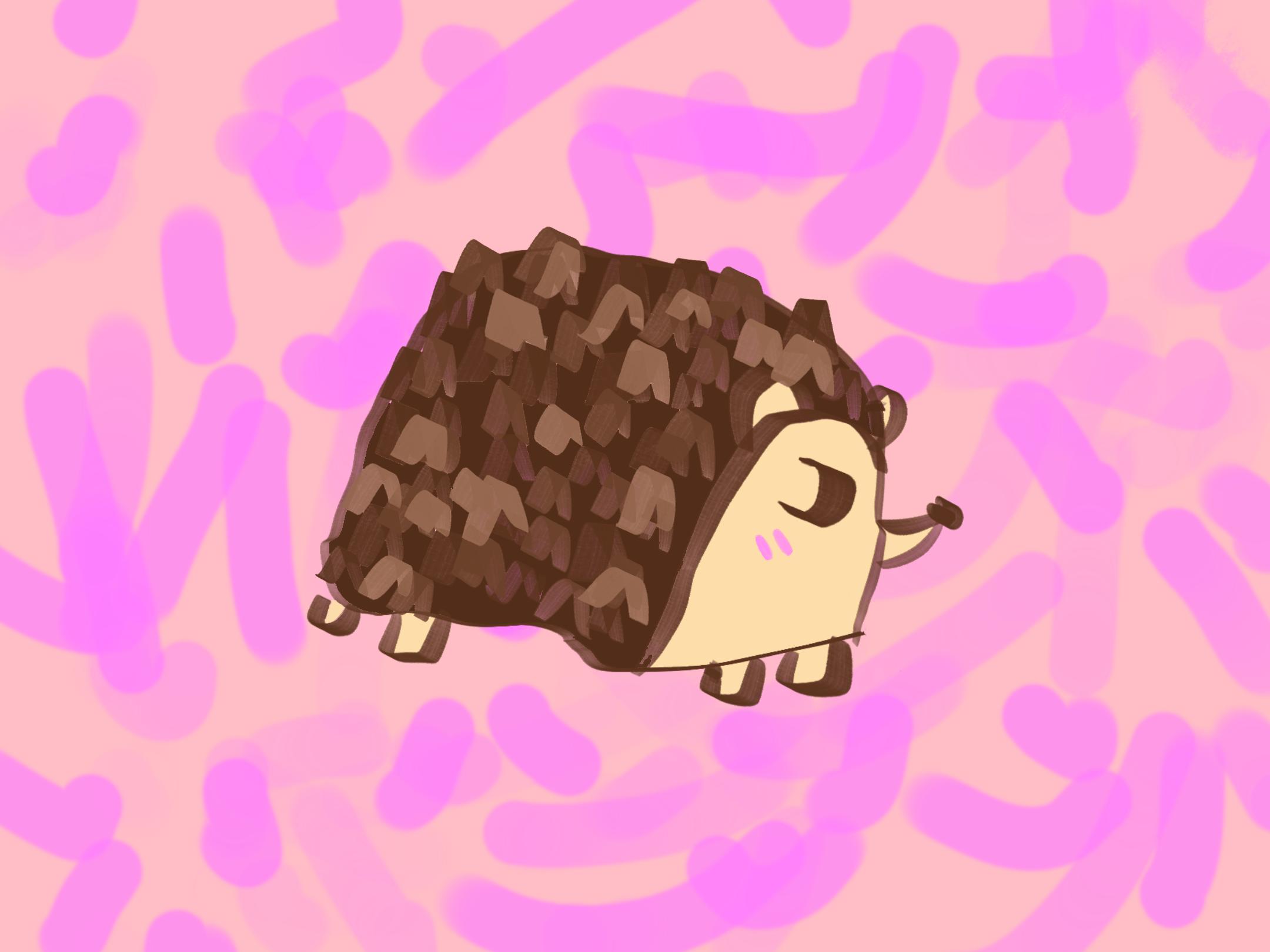 If everything worked, this is a picture of a hedgehog